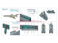 QD+48576   3D Декаль интерьера кабины МиГ-21СМ (Eduard) (с 3D-печатными деталями) (attach3 89419)